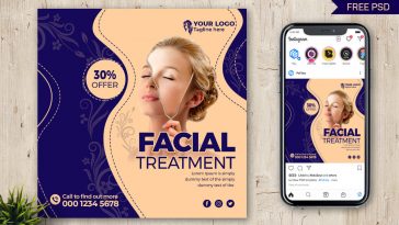 PsFiles_Free Facial Treatment PSD