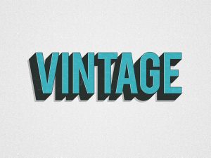 Vintage Layer Styles