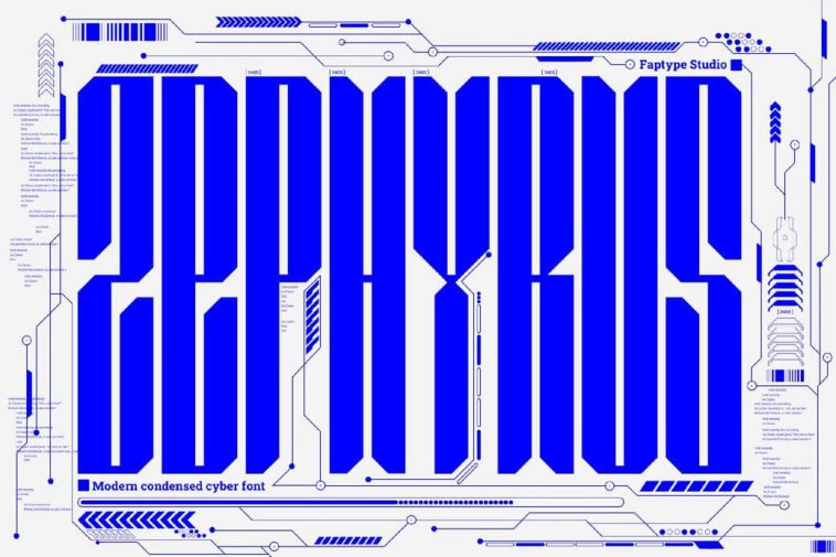 Zephyrus — Modern Condensed Font