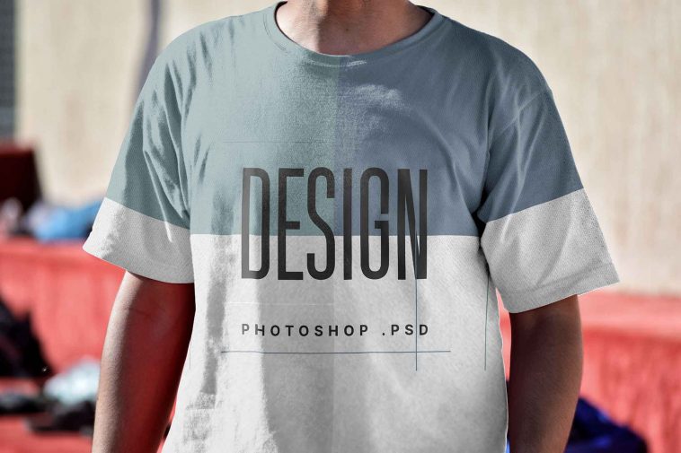 Textured T-shirt Mockup