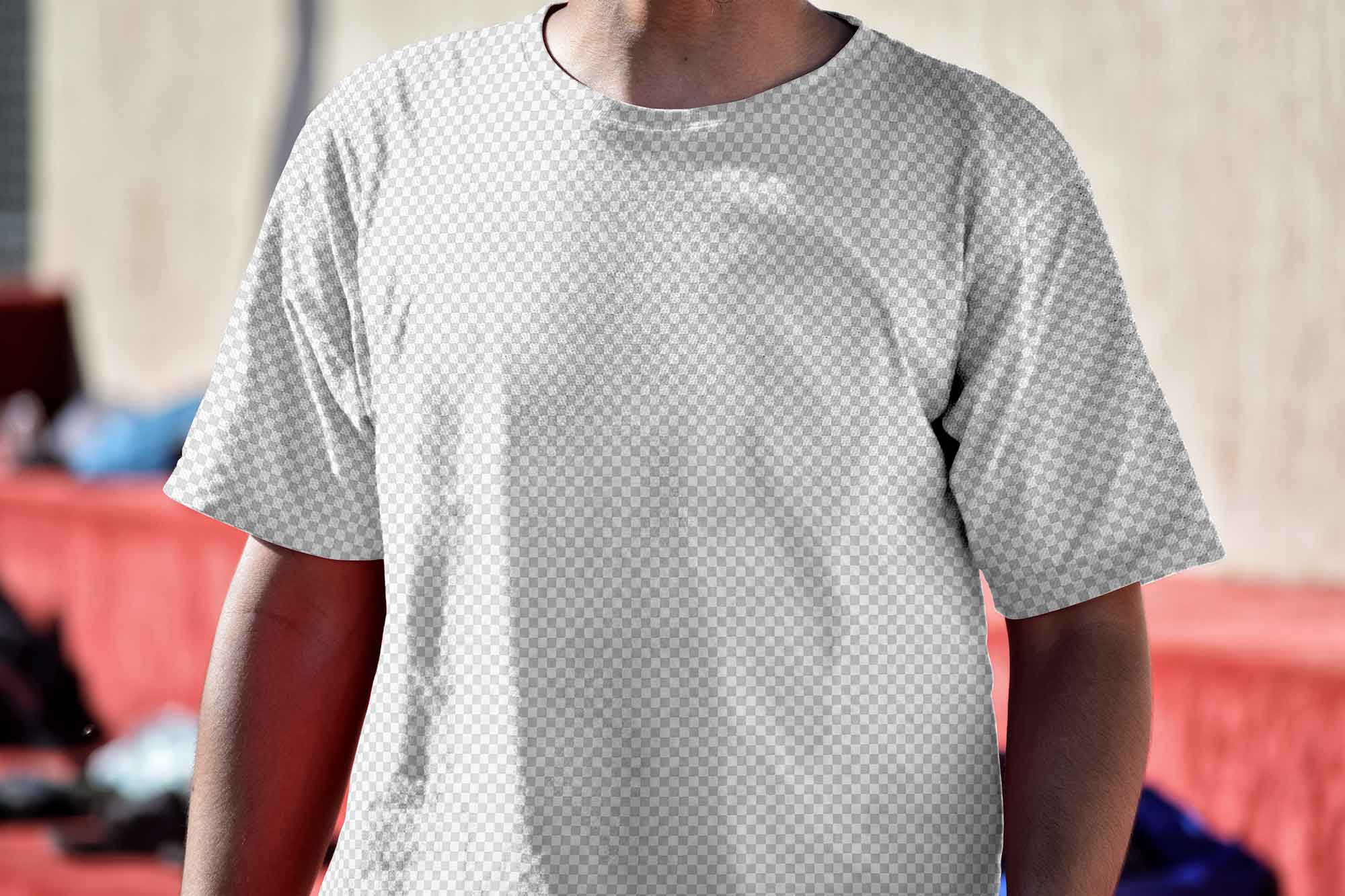  Textured T-shirt Mockup