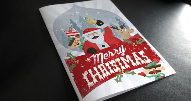 Christmas Card Invitation Template