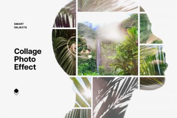 Double Exposure Collage Photo Effect