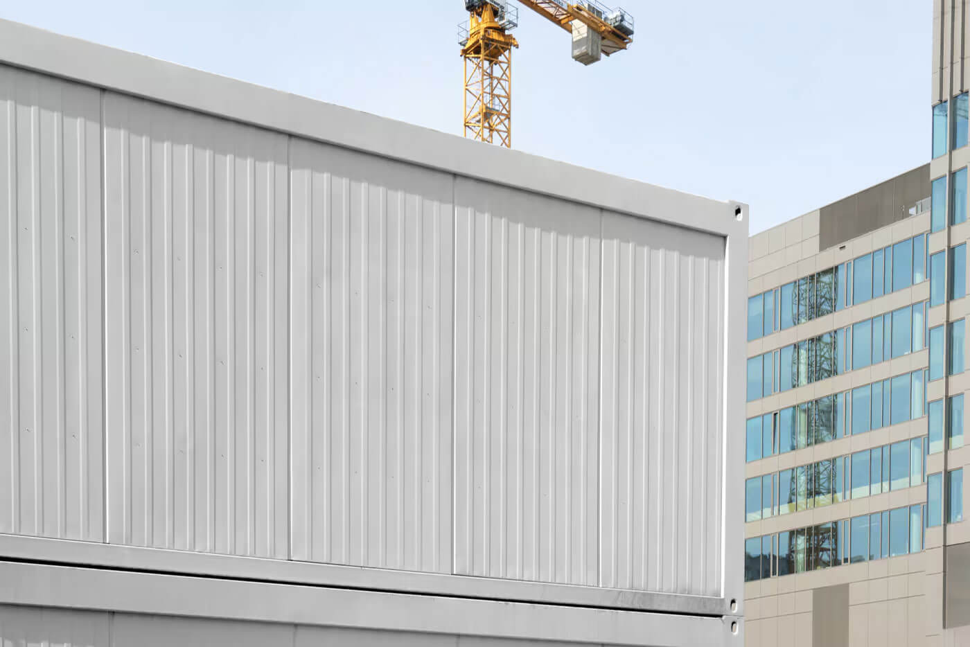 Free Construction Container Mockup