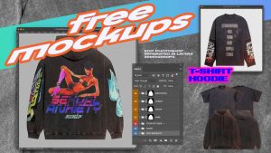 Free Hoodie T-Shirt Mockup