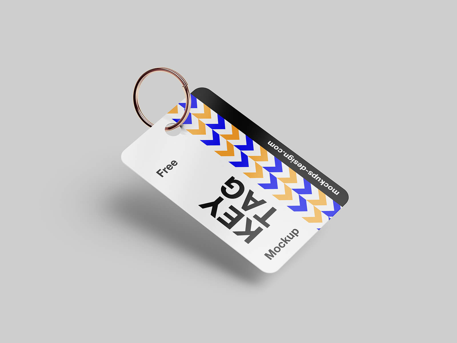 Free Key Tag Mockup