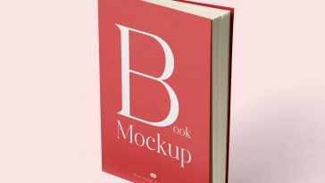 Free Perspective Book Cover Mockup