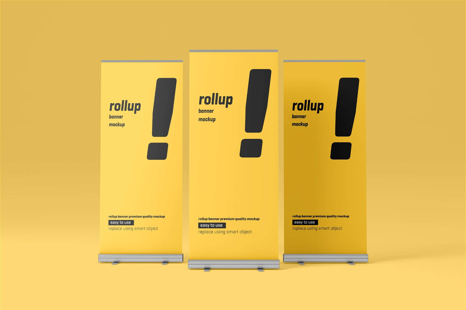 Free Rollup Banner Mockup