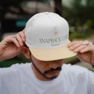 Free Snapback Cap Mockup
