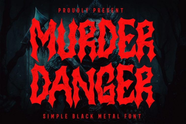Murder Danager — Horror Font