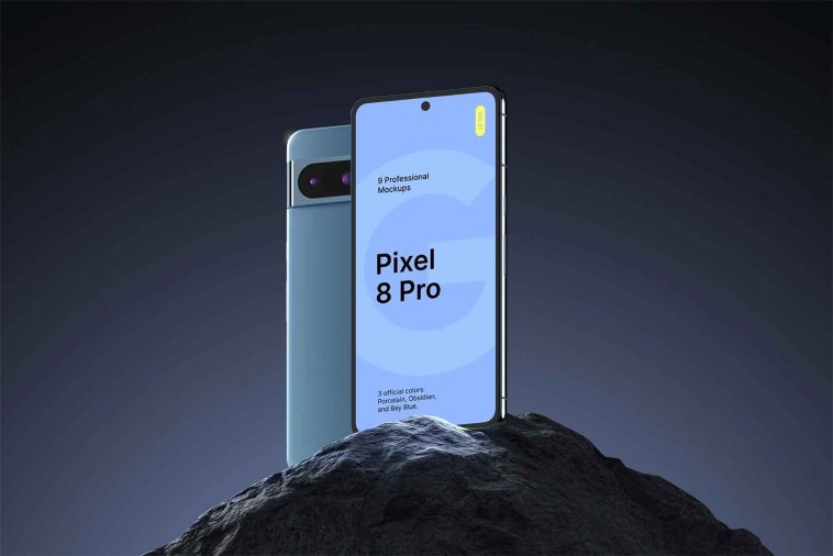 Pixel 8-Pro Phone Mockup