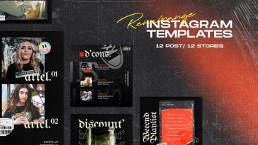 Renairange — Instagram Templates