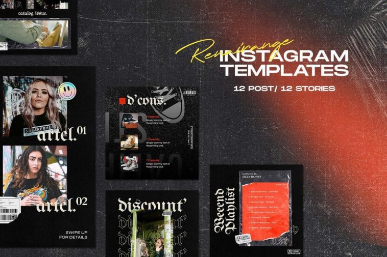 Renairange — Instagram Templates