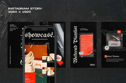 Renairange — Instagram Templates