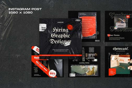 Renairange — Instagram Templates