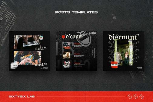Renairange — Instagram Templates