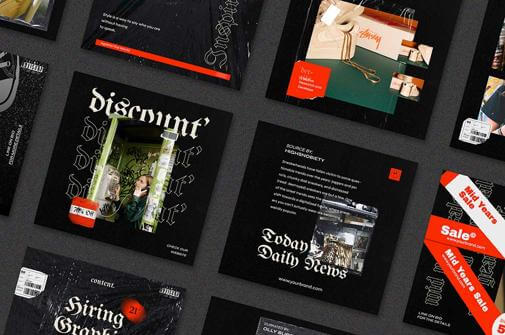 Renairange — Instagram Templates