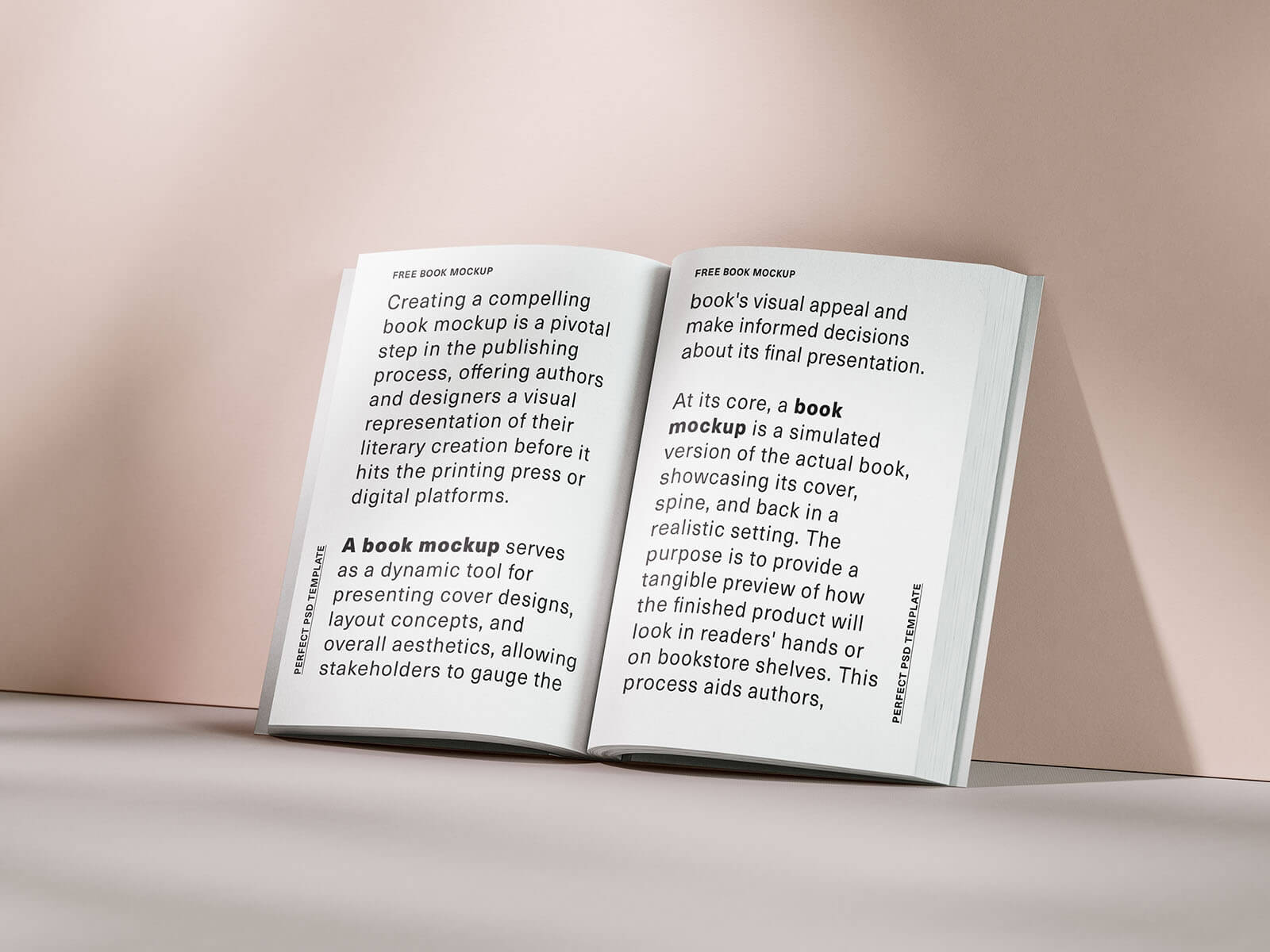 5 Free Paperback Thick Book Mockup PSD Files