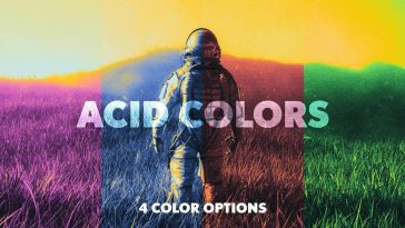 Acid Gradient Maps Photo Effect