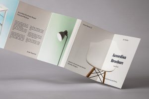 Branding Accordion Brochure Psd Mockup