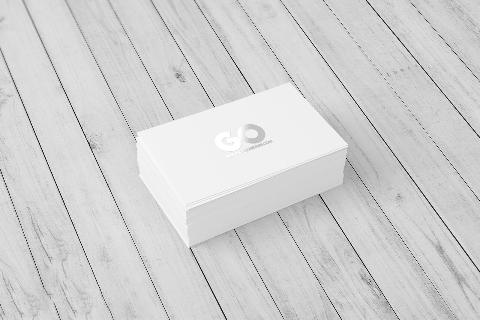 Free Business Card Mockup 3.5×2