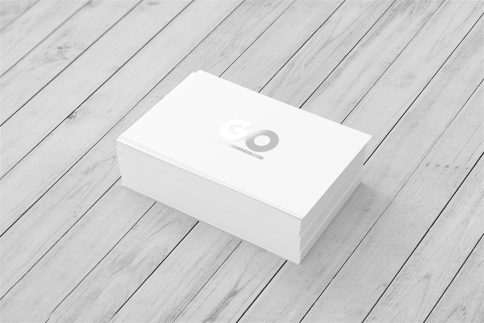 Free Business Card Mockup 3.5×2