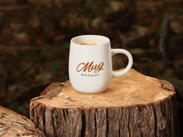 Free Coffee Mug Mockup PSD
