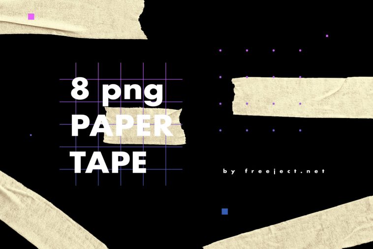 Free Download 8 Paper Tape Transparent background - PNG File