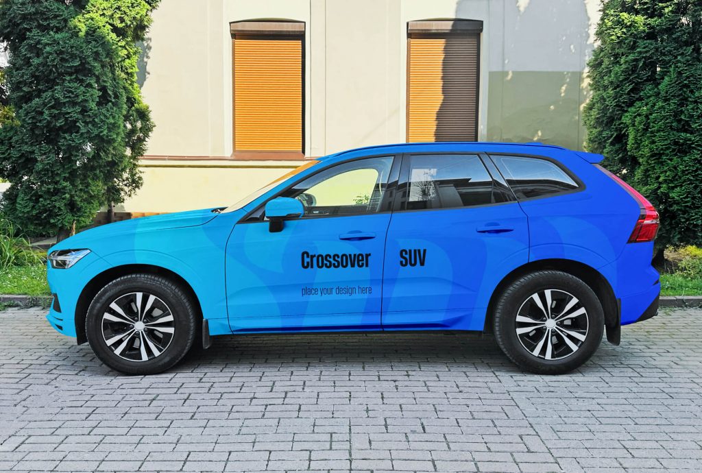 Free Luxury Crossover SUV Mockup PSD - PsFiles