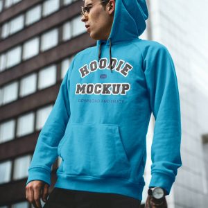 Free Outside Front Hoodie Mockup
