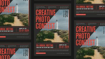 Free Photo Contest Flyer Design Template