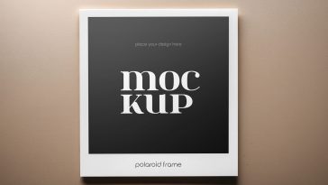 Free Polaroid Frame Mockup