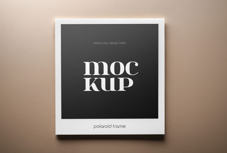 Free Polaroid Frame Mockup