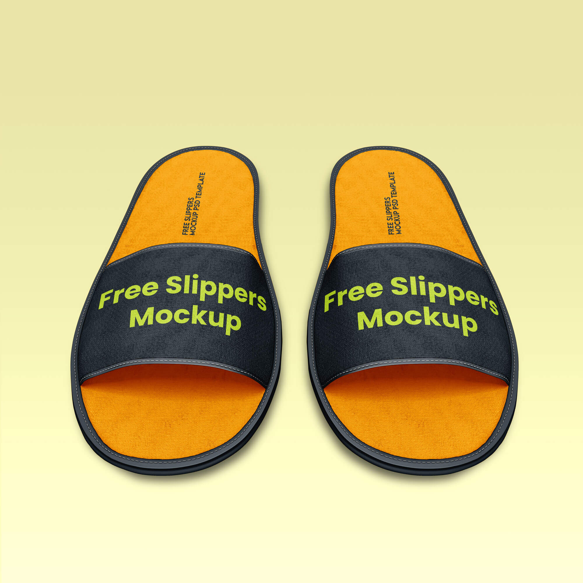 Free Slippers Mockup PSD Template