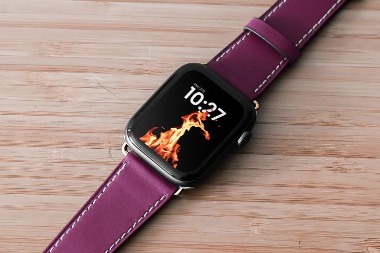 Free Smartwatch with Leather Belt Mockup