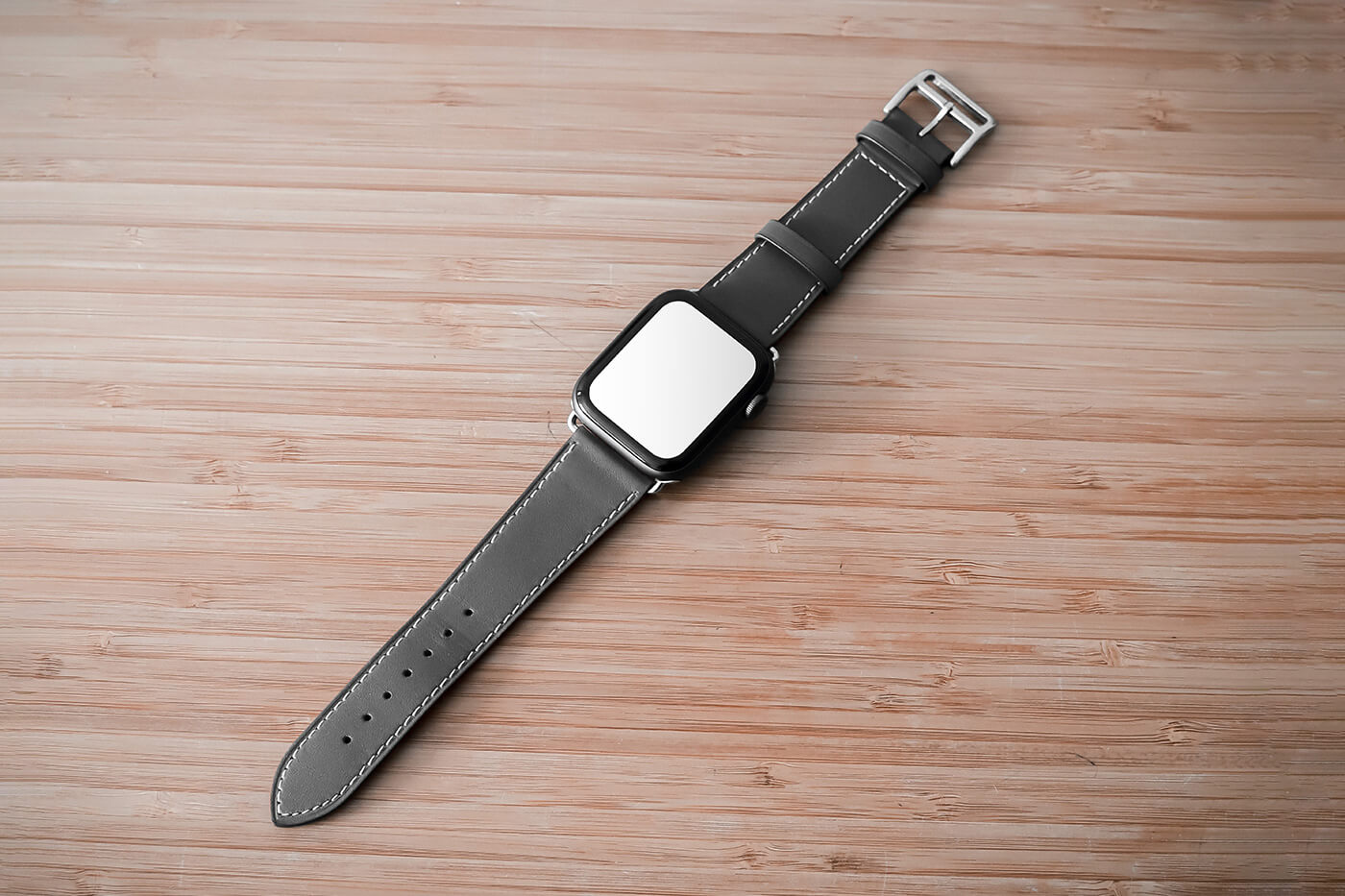 Free Smartwatch with Leather Belt Mockup