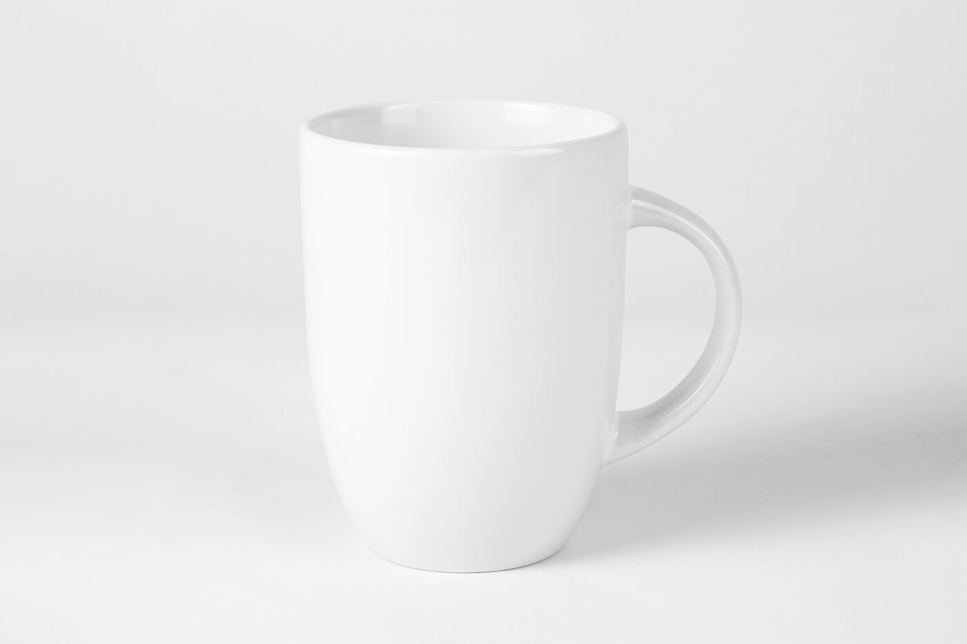 Free Standing Ceramic Mug Mockup
