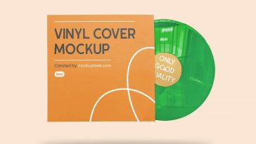 Free Vinyl Cover Mockup