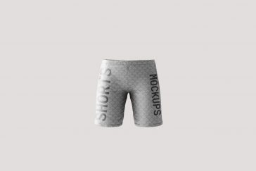 Front Sight of 2 Mens Shorts Mockups