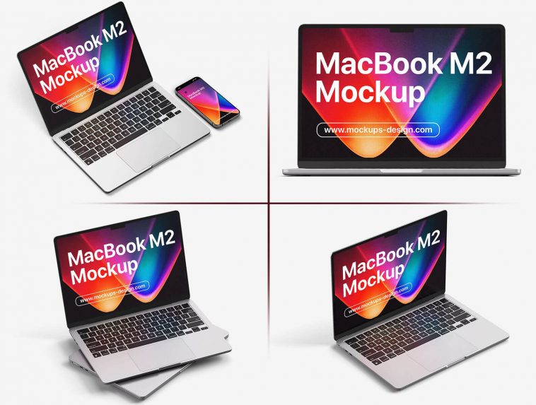 MacBook Air M2 mockup