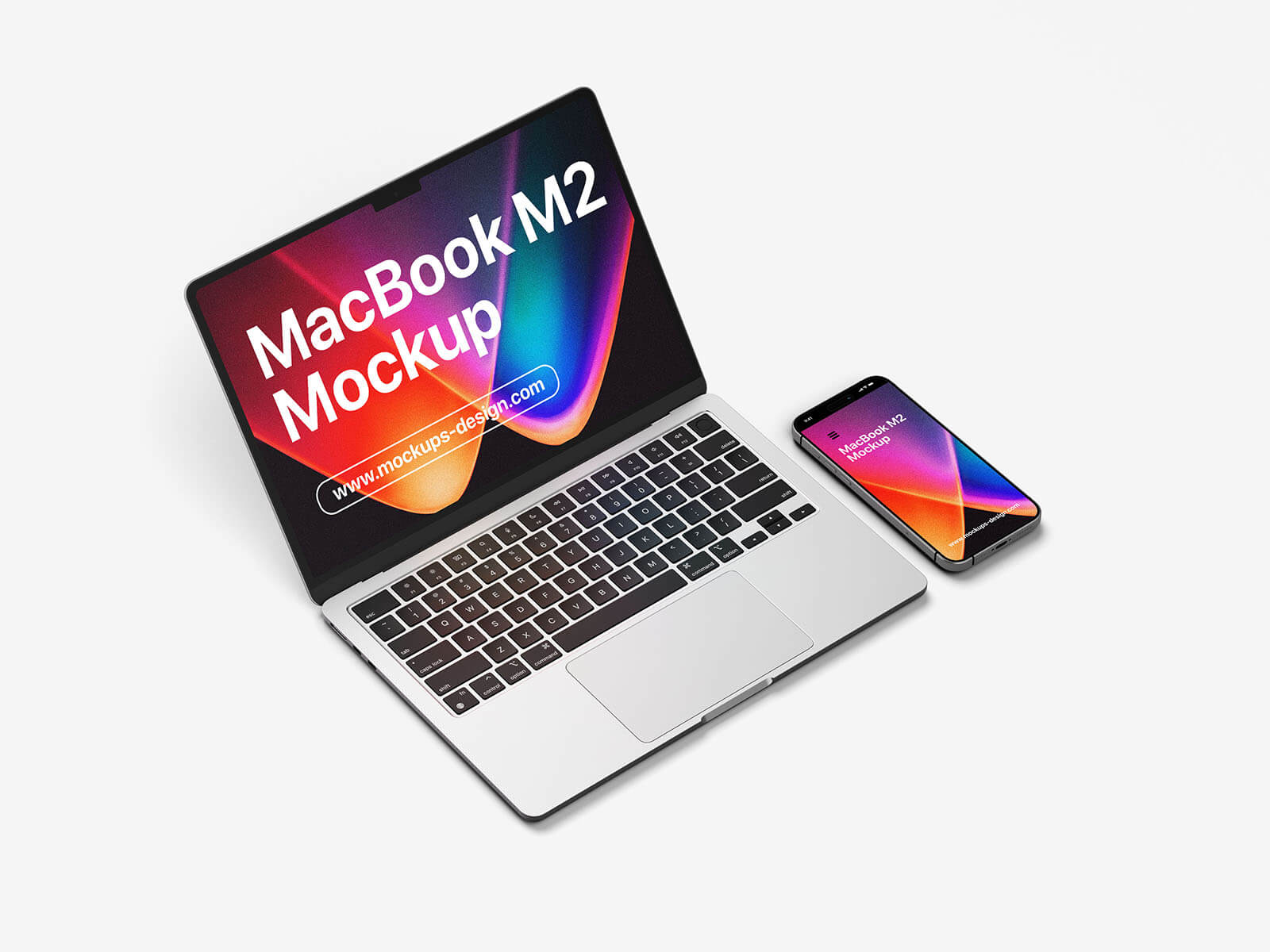 MacBook Air M2 mockup