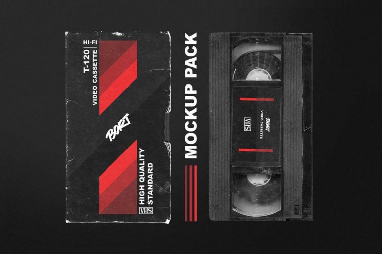 Old VHS Mockup Pack
