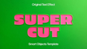 Super Paper Cut Out Text Effect