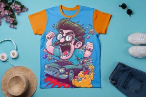 T-Shirt Scene Mockup