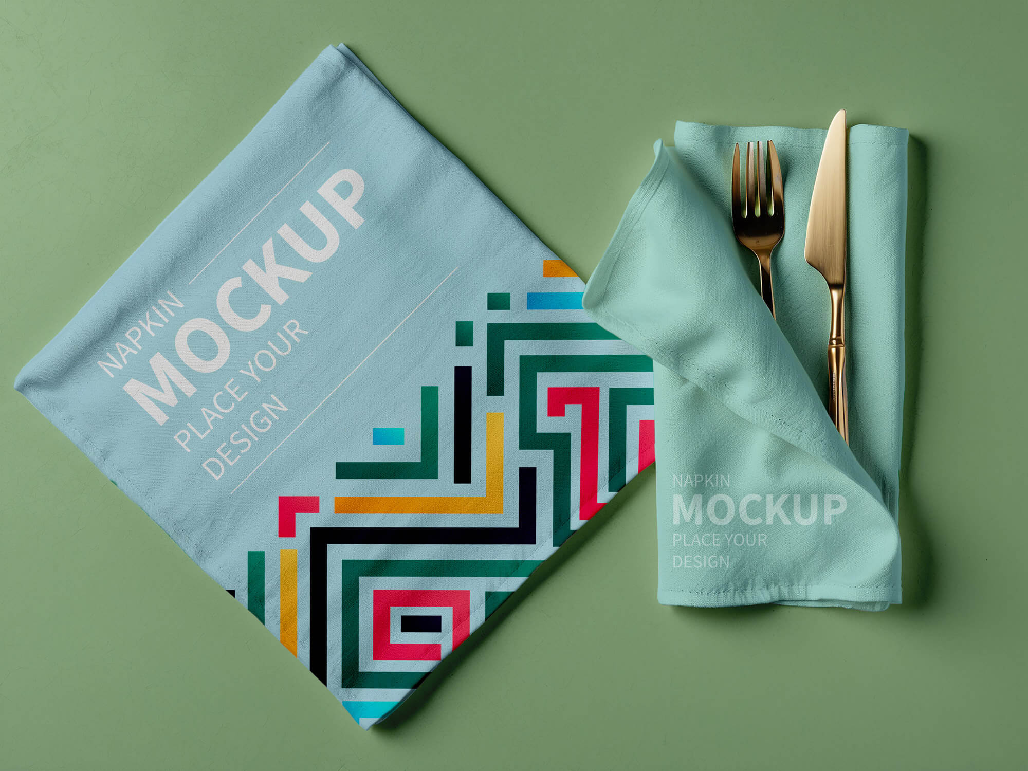 Free Table Napkin Mockup Free PSD   PsFiles