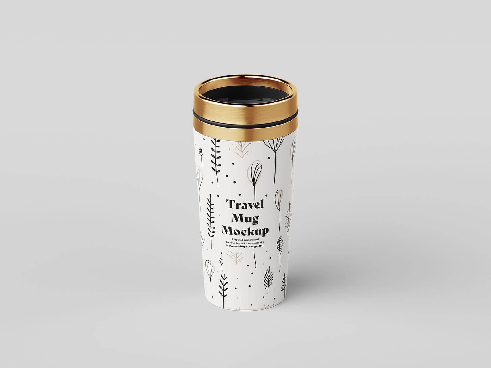 Free Travel Mug Mockup