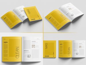 US Letter Magazine Mockup