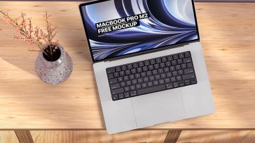 Free MacBook Pro M2 Mockup