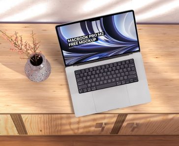 Free MacBook Pro M2 Mockup