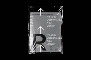 Wrapped Hardcover Book Mockup